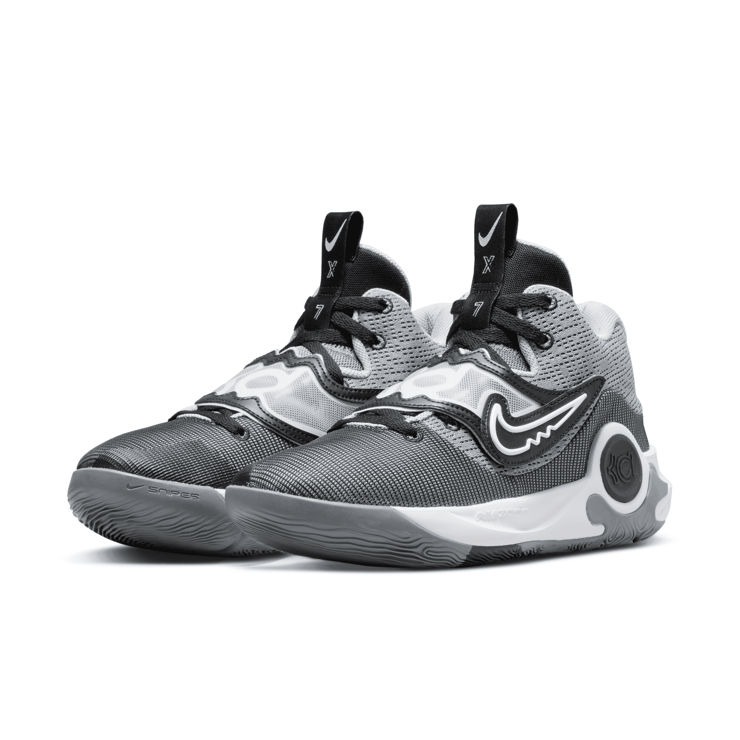Nike KD Trey 5 X Cool Grey Black Angle 3