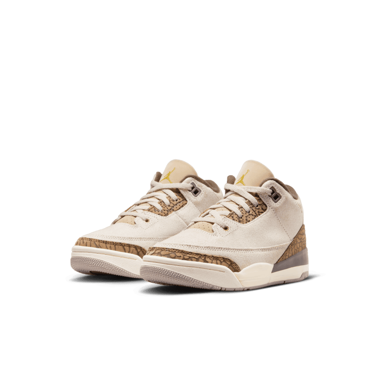 Air Jordan 3 Retro Light Orewood Brown (PS) Angle 2