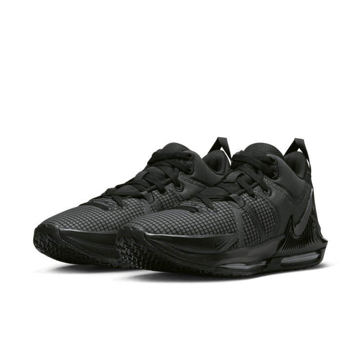 Nike LeBron Witness 7 Black Anthracite Angle 2