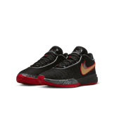 Nike LeBron 20 Black University Red (GS) Angle 2