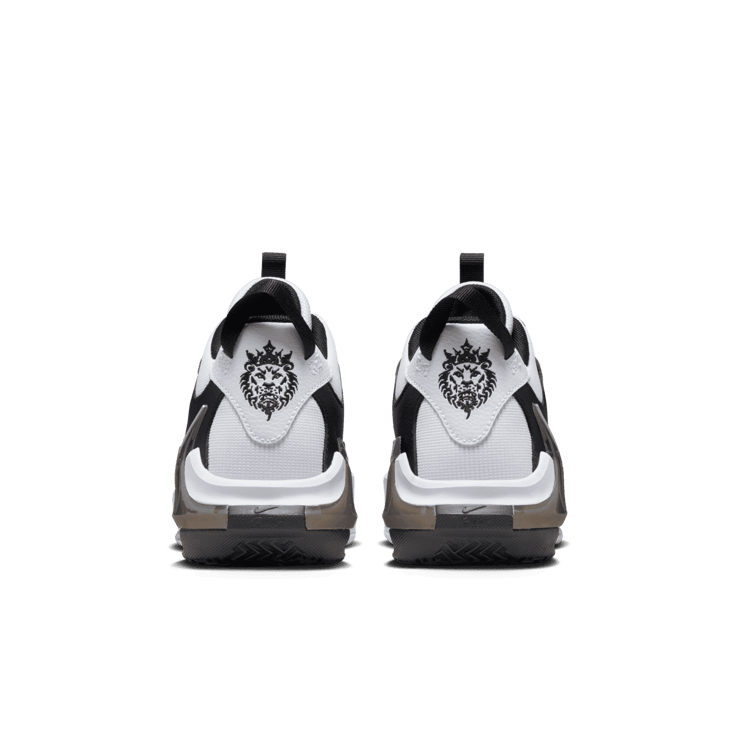 Nike LeBron Witness 7 White Black (GS) Angle 3