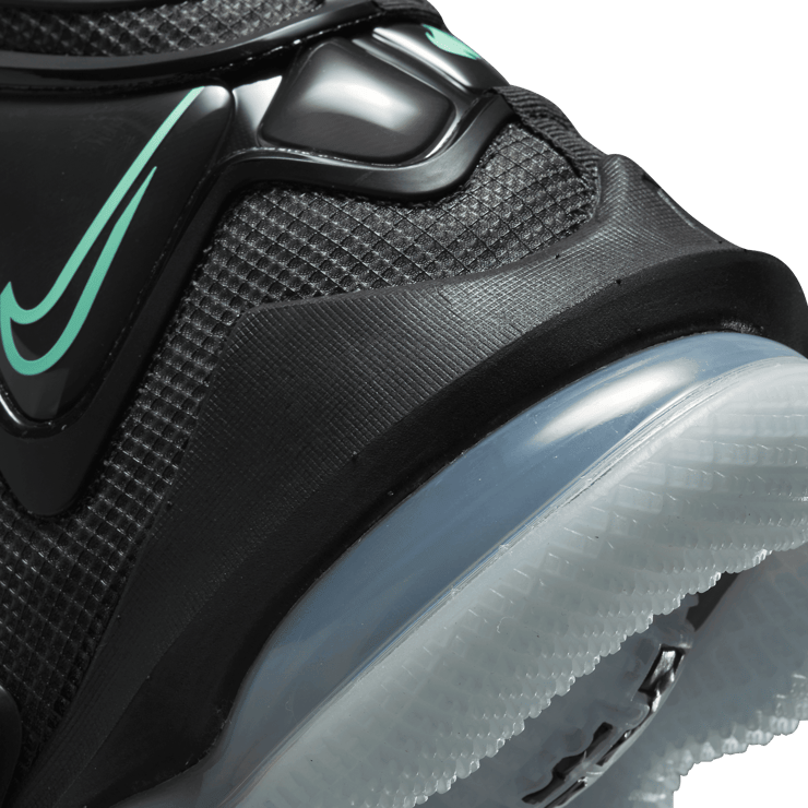 Nike LeBron 19 Black Aqua Angle 5