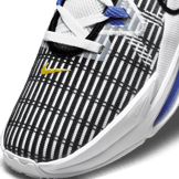Nike LeBron Witness 6 White Persian Purple Shock Yellow Angle 4