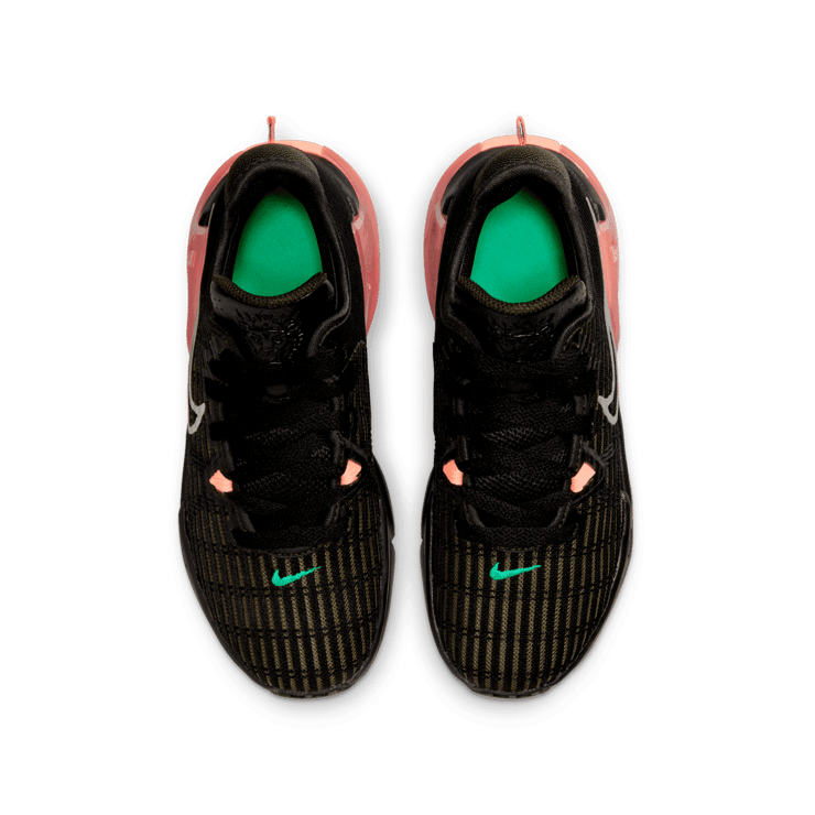 Nike LeBron Witness 6 Black Crimson Pulse (GS) Angle 1