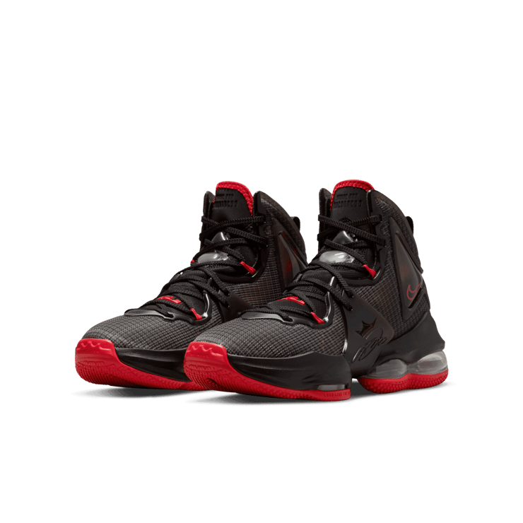 Nike LeBron 19 Bred (GS) Angle 2