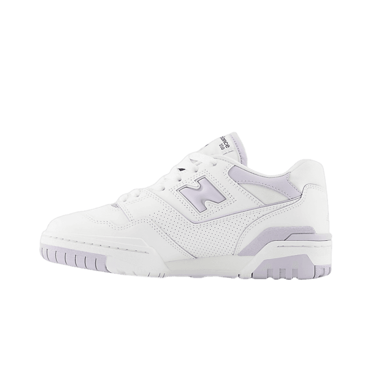 New Balance 550 White Lilac (W) Angle 0