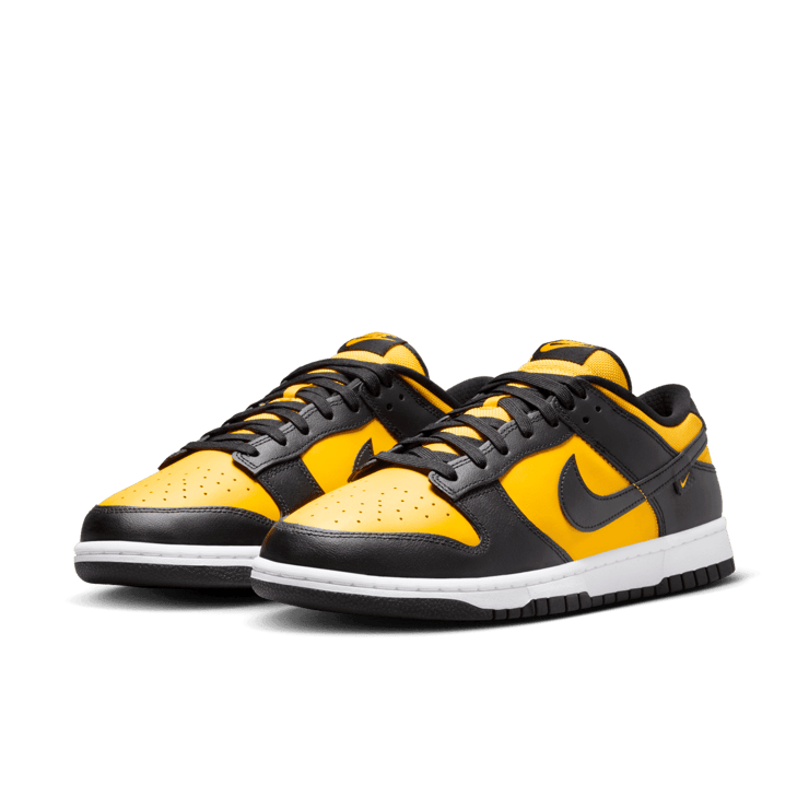 Nike Dunk Low Black University Gold Angle 2