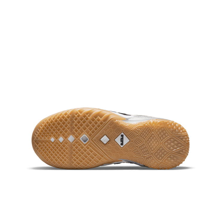 Nike LeBron 18 Black White Gum (GS) Angle 0