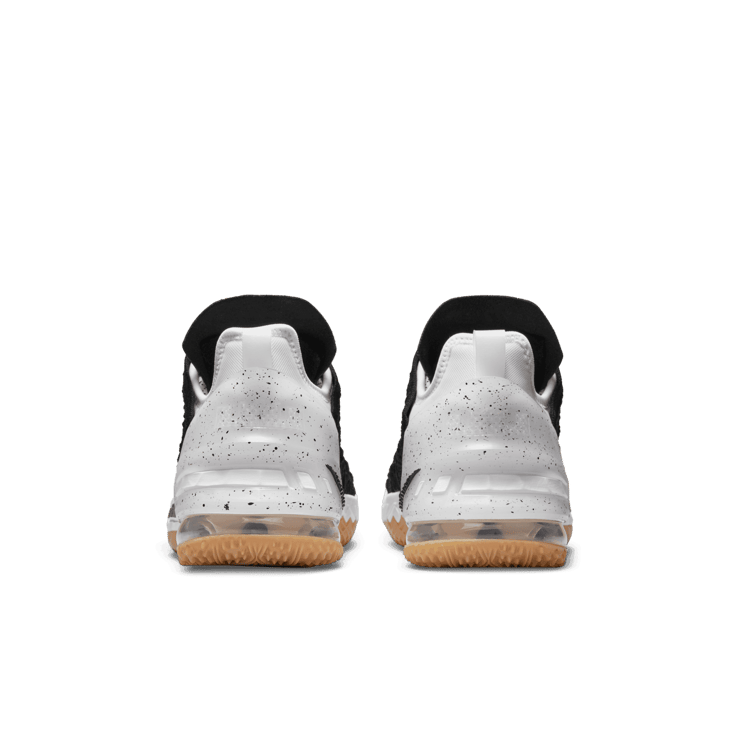 Nike LeBron 18 Black White Gum (GS) Angle 3