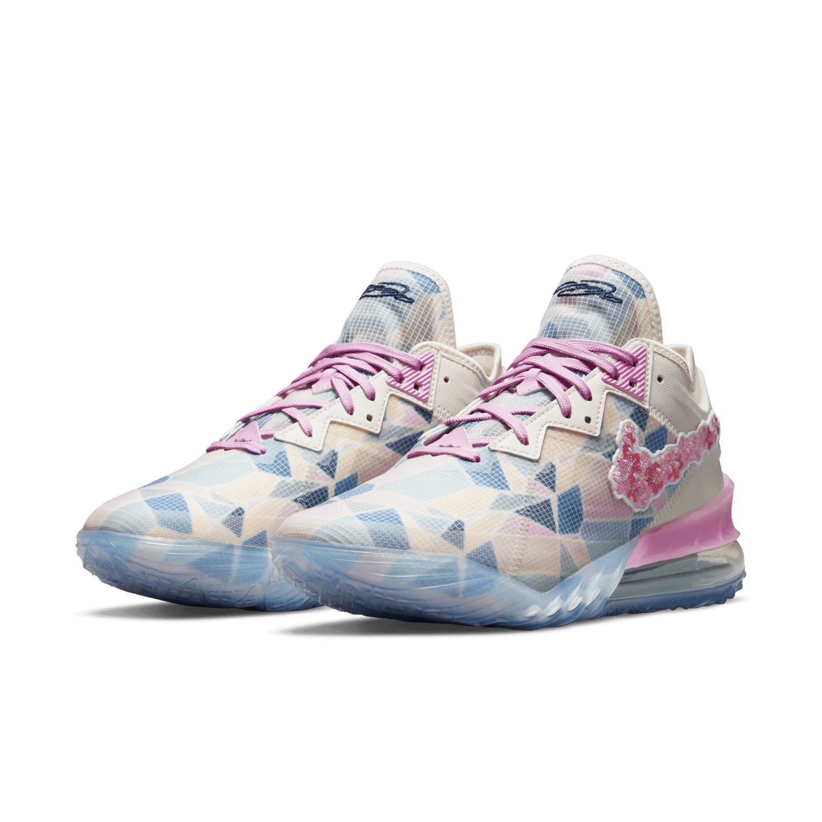 lebron 18 low atmos cherry blossom stockx