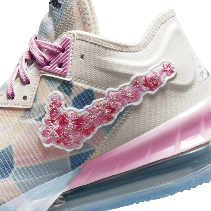 Nike LeBron 18 Low atmos Cherry Blossom Angle 6