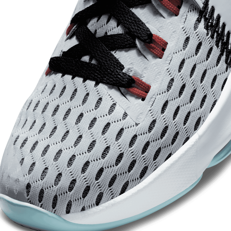 Nike LeBron Witness 5 Pure Platinum Light Dew (GS) Angle 4