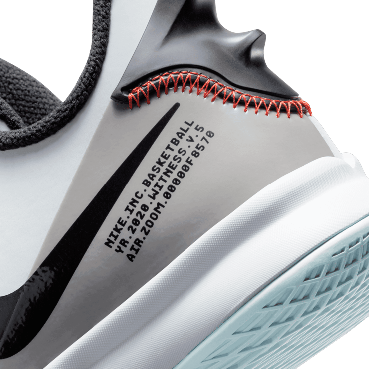 Nike LeBron Witness 5 Pure Platinum Light Dew (GS) Angle 5