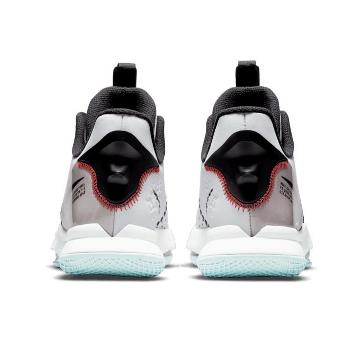 Nike LeBron Witness 5 Pure Platinum Light Dew Angle 3