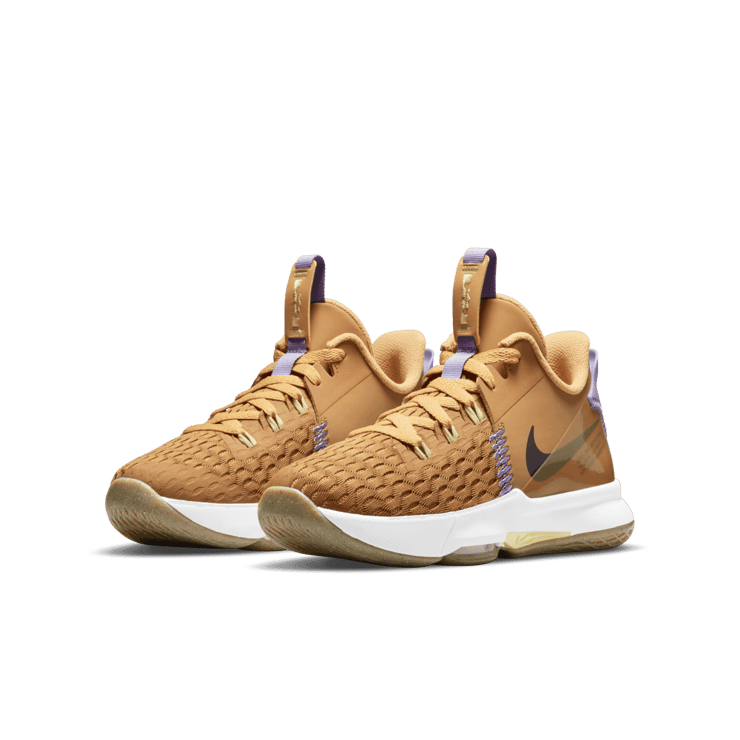 Nike LeBron Witness 5 Wheat (GS) Angle 2