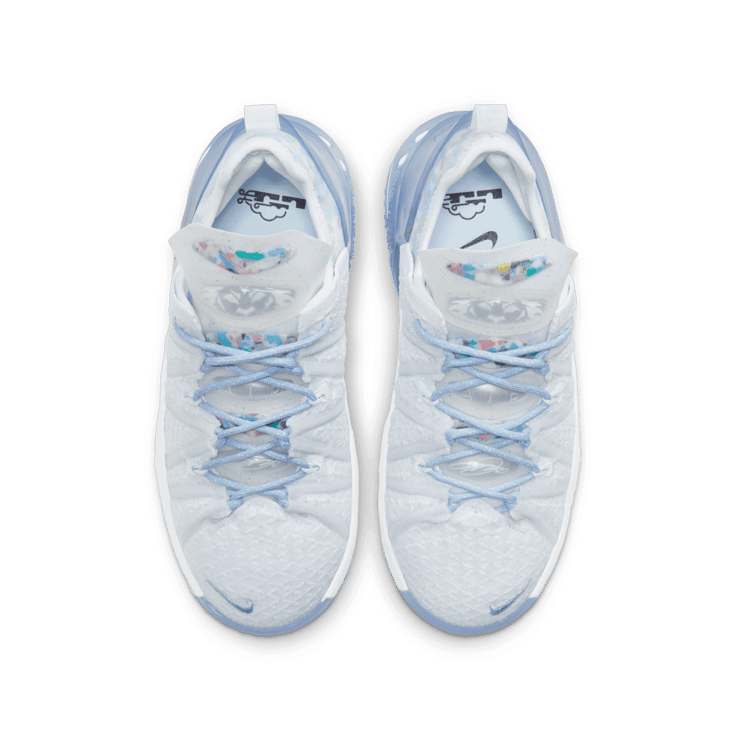 Nike LeBron 18 NRG Blue Tint (GS) Angle 1