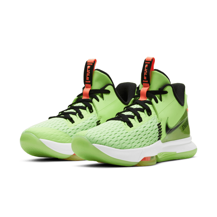 Nike LeBron Witness 5 Lime Glow Angle 2