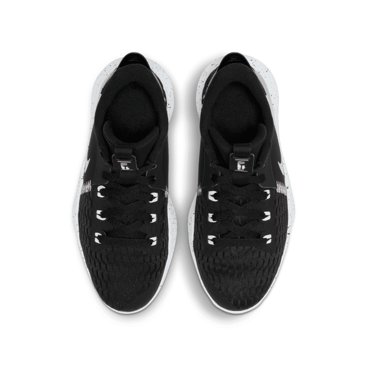 Nike LeBron Witness 5 Black Metallic Silver (GS) Angle 1