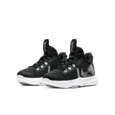 Nike LeBron Witness 5 Black Metallic Silver (GS) Angle 2