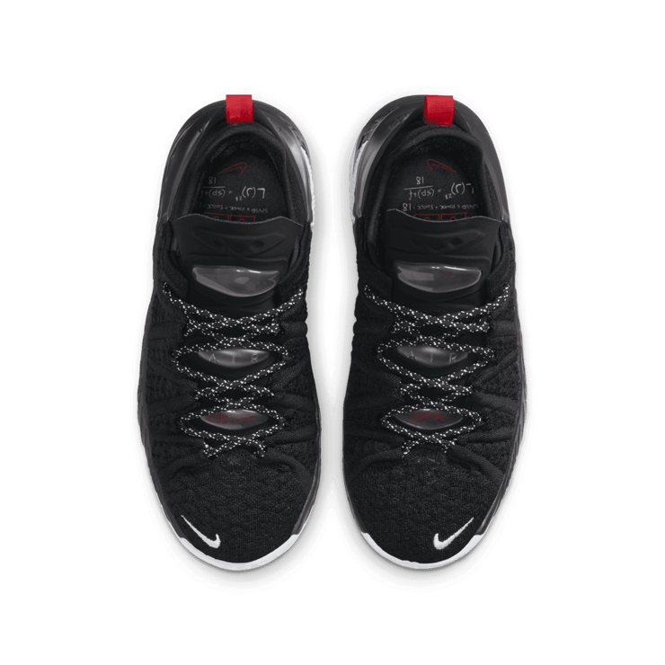 Nike LeBron 18 Bred (GS) Angle 1