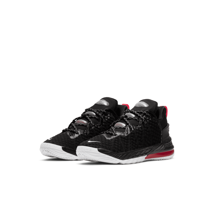 Nike LeBron 18 Bred (PS) Angle 2