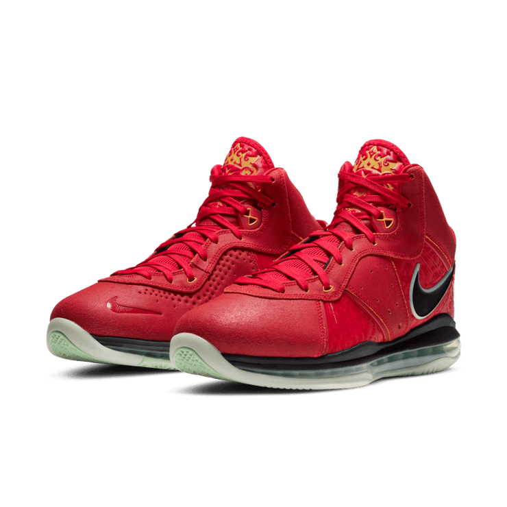 Nike LeBron 8 Gym Red (2020) Angle 2