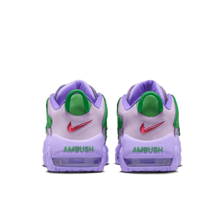 Nike Air More Uptempo Low AMBUSH Lilac Apple Green - FB1299-500 Nike Air More Uptempo Low AMBUSH Lilac Apple Green - FB1299-500