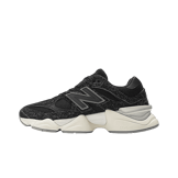 New Balance 9060 Black Suede Angle 0