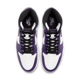 Jordan 1 Retro High Court Purple White Angle 1
