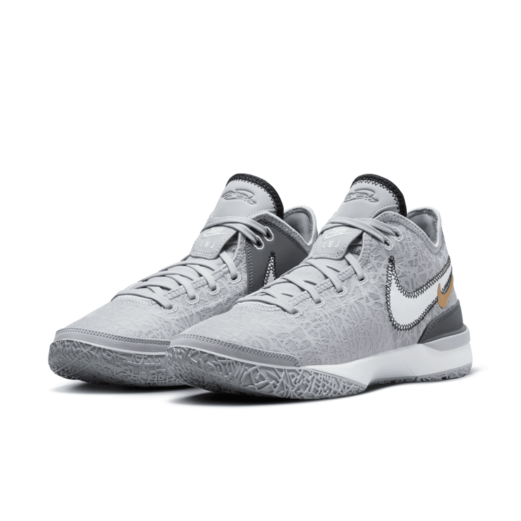 Nike LeBron NXXT Gen Wolf Grey Angle 3