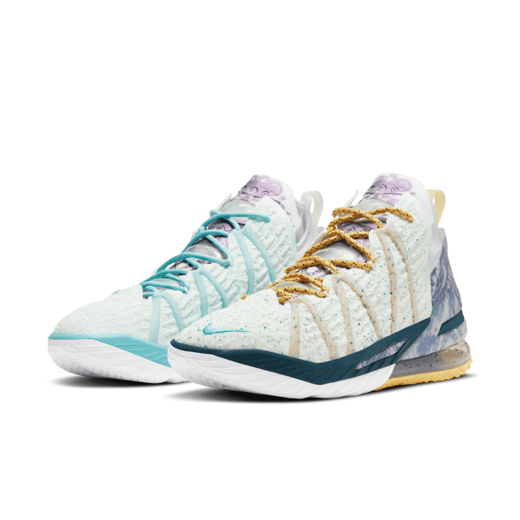 Nike LeBron 18 Reflections Flip Angle 2