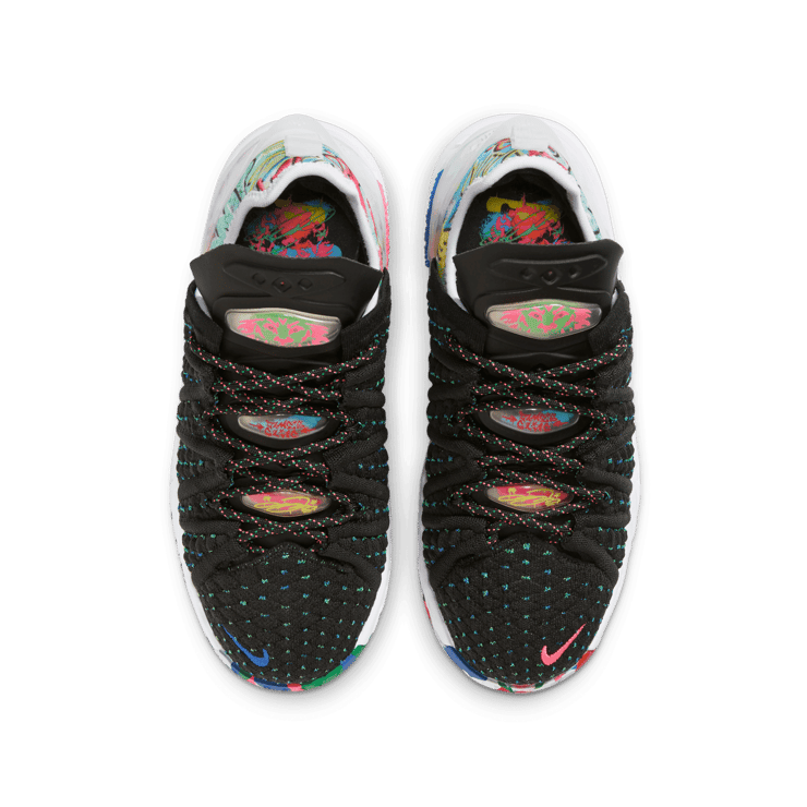 Nike LeBron 18 Multicolor (GS) Angle 1