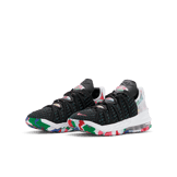 Nike LeBron 18 Multicolor (GS) Angle 2