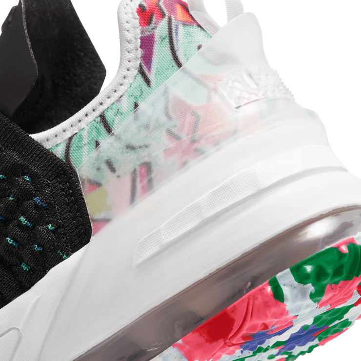 Nike LeBron 18 Multicolor (GS) Angle 5