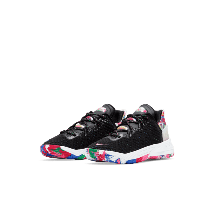 Nike LeBron 18 Multicolor (PS) Angle 2