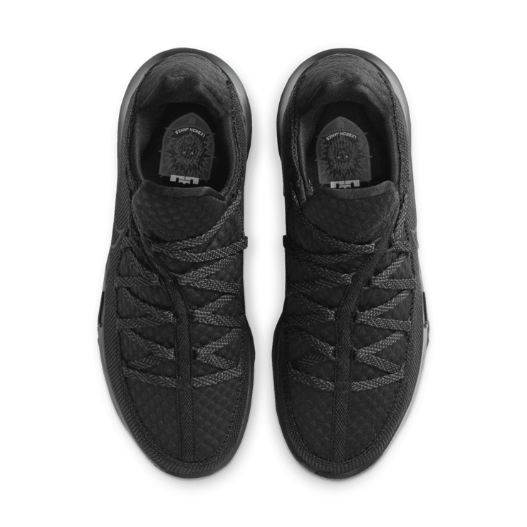 Nike LeBron 17 Low Triple Black Angle 1