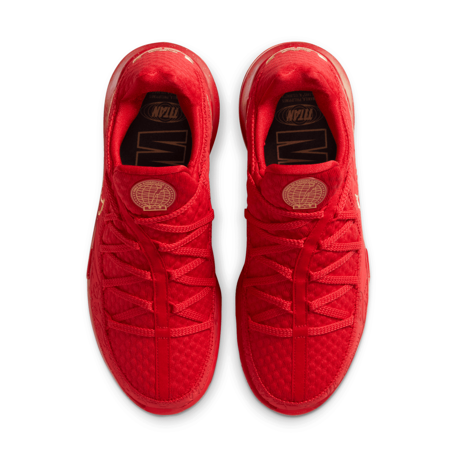 lebron 17 low red and gold