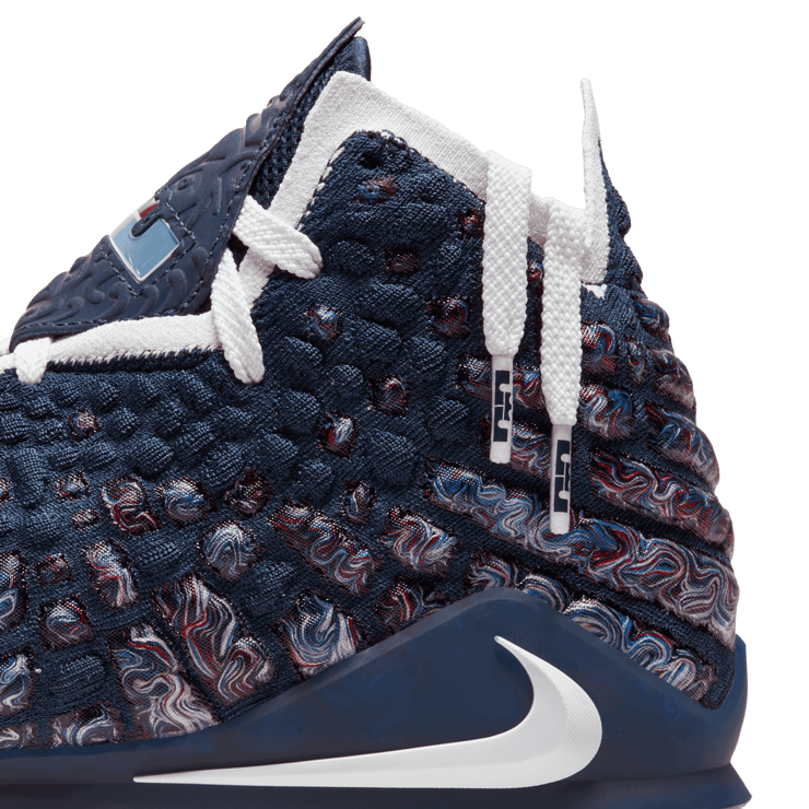 Nike LeBron 17 College Navy Angle 6