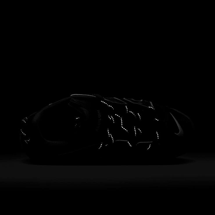 Nike Air More Uptempo Low AMBUSH Black White Angle 6