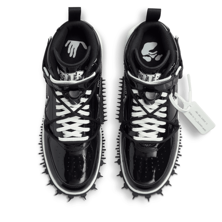 Nike Air Force 1 Mid Sheed Off White Black White DR0500 001