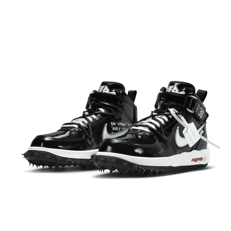 Nike Air Force 1 Mid Sheed Off-White Black White - DR0500-001 Nike Air Force 1 Mid Sheed Off-White Black White - DR0500-001