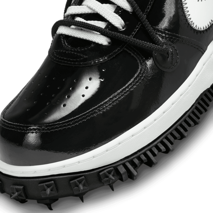 Nike Air Force 1 Mid Sheed Off-White Black White Angle 4