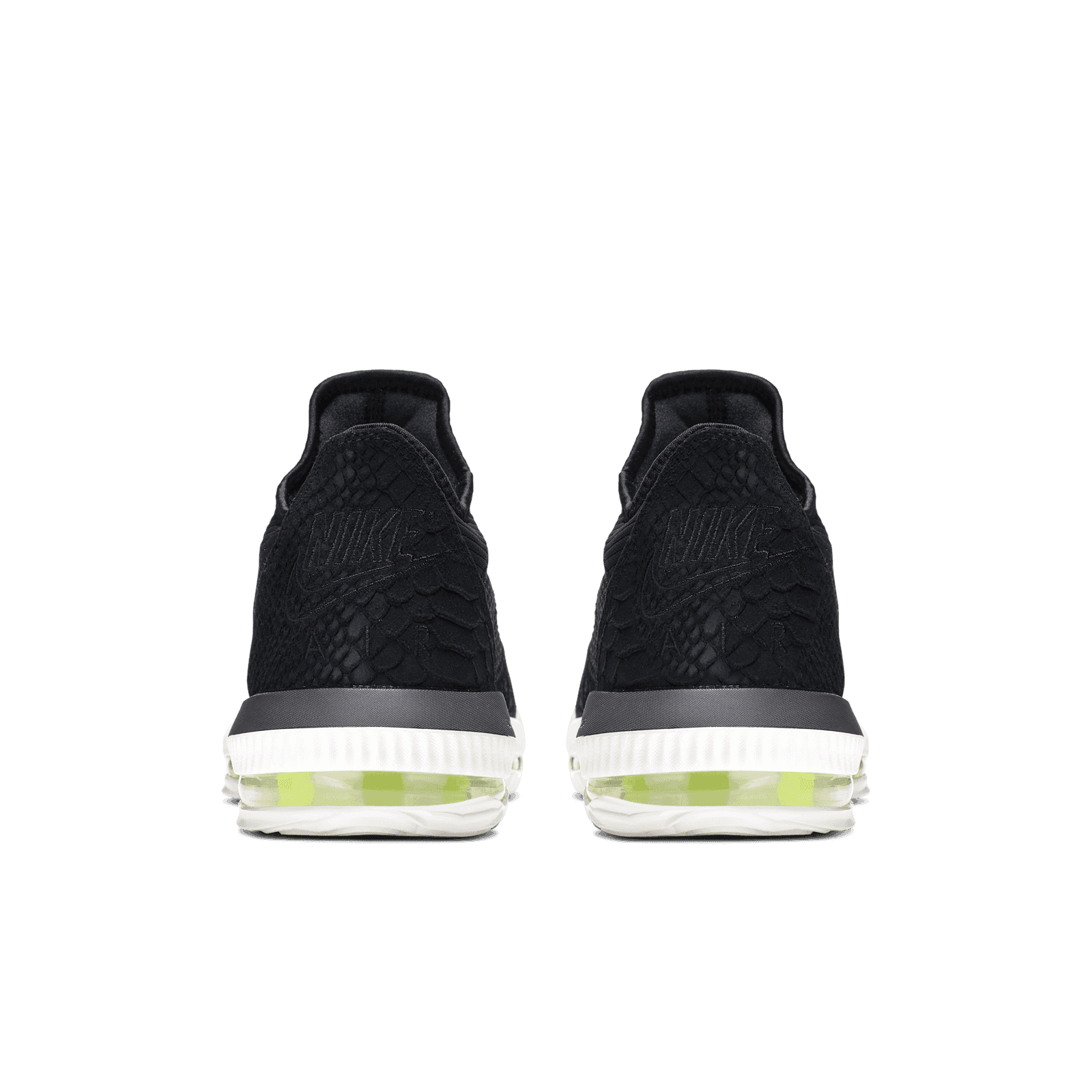 nike lebron 16 low black volt glow
