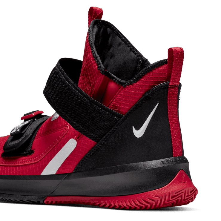 Nike LeBron Soldier 13 SFG Red Black White Angle 4