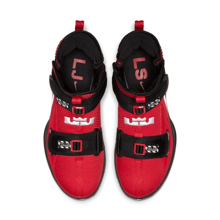 Nike LeBron Soldier 13 SFG Red Black Angle 1