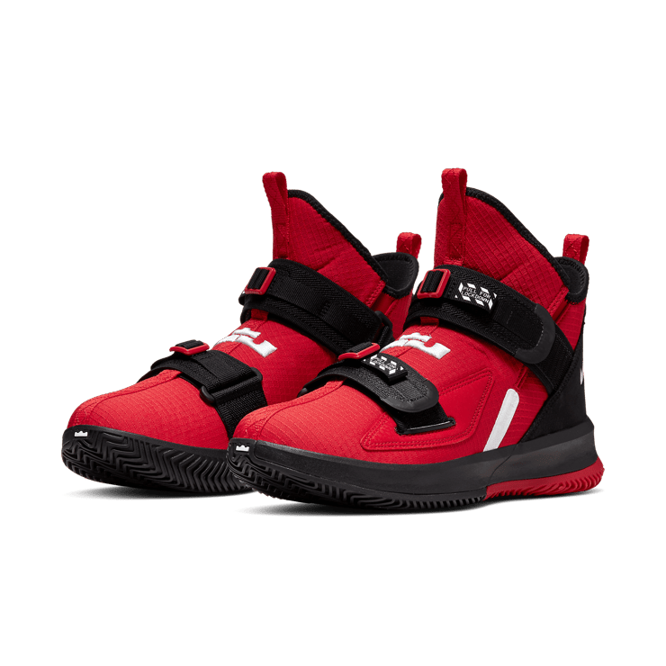 Nike LeBron Soldier 13 SFG Red Black Angle 2
