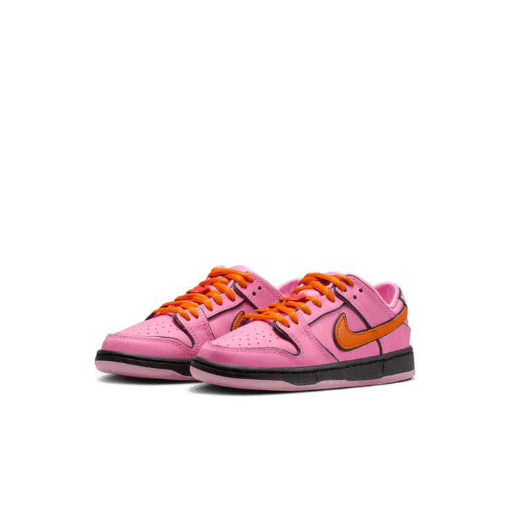 Nike SB Dunk Low Powerpuff Girls Blossom (PS) Angle 2