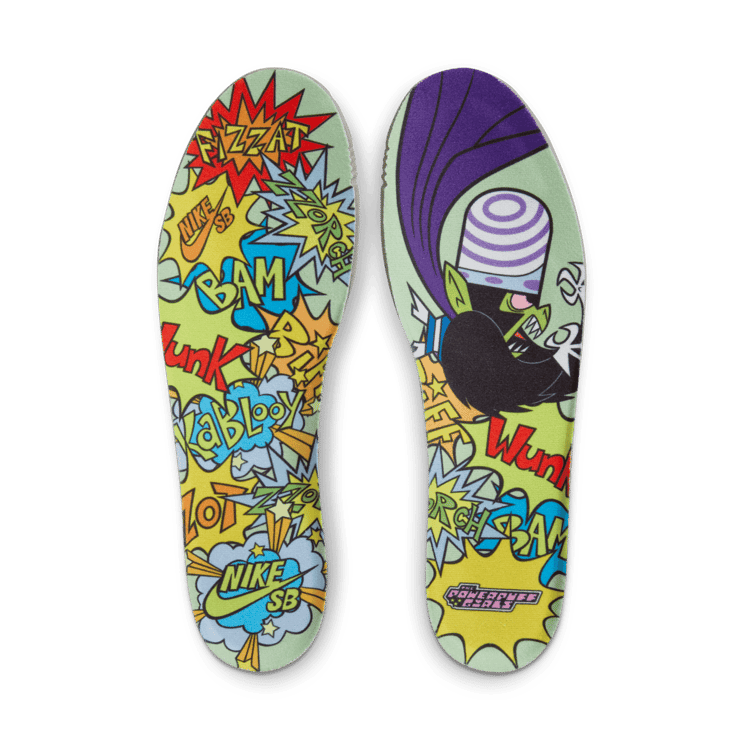 Nike SB Dunk Low Powerpuff Girls Buttercup Angle 12