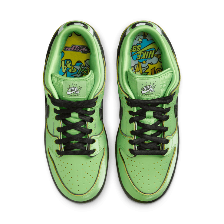 Nike SB Dunk Low Powerpuff Girls Buttercup Angle 1