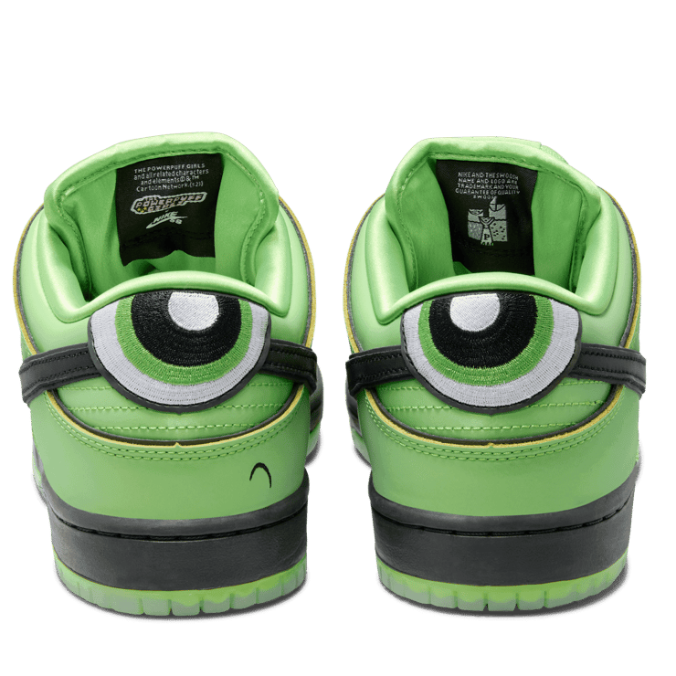Nike SB Dunk Low Powerpuff Girls Buttercup Angle 11